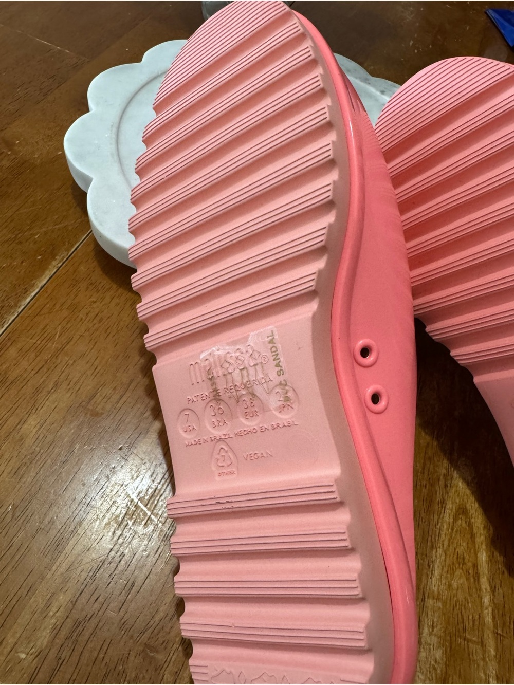 Melissa Smart Clog Pink Size 7 - Picture 10 of 10